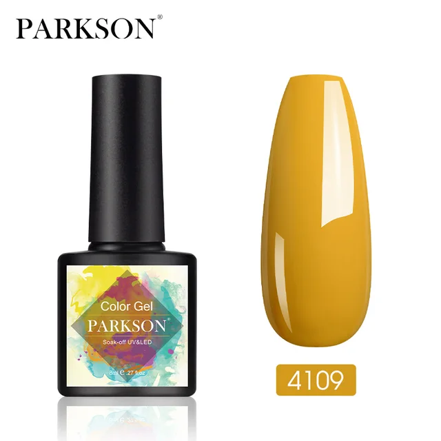 Parkson No Wipe Top Coat Base Coat Nail Gel polish Design Enhancer Varnish Semi Permanent Soak Off UV LED Nail Art Tool 4109
