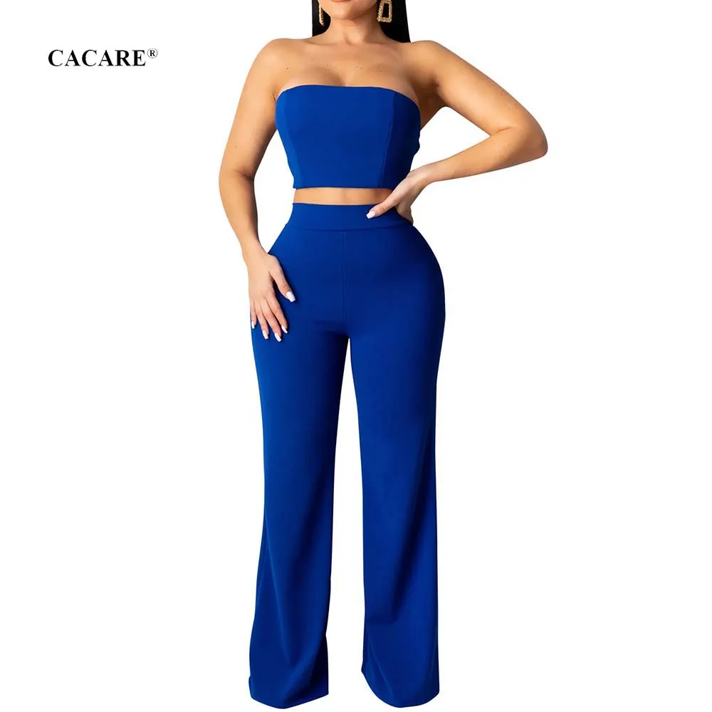 CACARE 2 Piece Pants Sets Women Two Piece Set Top and Pants Clothing Matching Sets Tracksuit Outfits F0105 Multi-Color Choices summer beach suit men s holiday men s clothing beach travel wear summer wear two piece sets tracksuit men ensembles homme