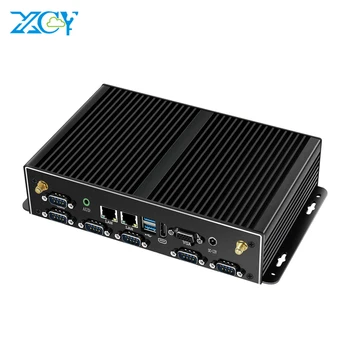 

6*COM RS232 Mini PC 2*RAM Dual LAN i7 4500U i5 4200U i3 4010U 2955U 3805U Windows 10 HDMI 6*USB WiFi Computer Fanless