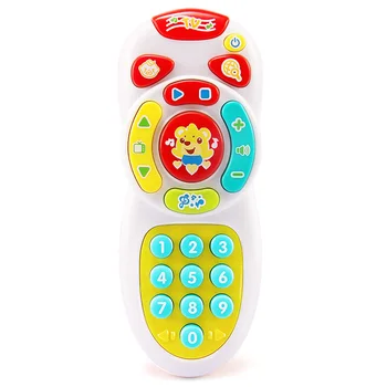 

FBIL-Baby Simulation TV Remote Control Mobile Phone Toy Kids Educational Music Learning Vocal Toy