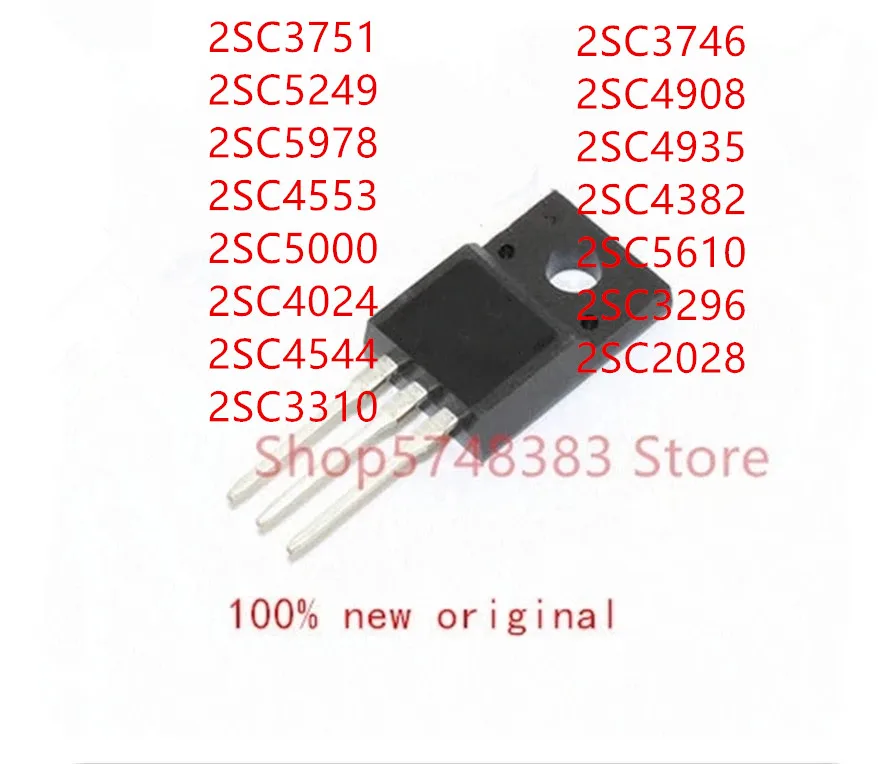 10 шт. 2SC3751 2SC5249 2SC5978 2SC4553 2SC5000 2SC4024 2SC4544 2SC3310 2SC3746 2SC4908 2SC4935 2SC4382 2SC5610 2SC3296 2SC2028|Аксессуары
