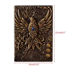 Винтажный Ретро Феникс Длинная жизнь птица тема выстроились бумага Блокнот 100 листов школьный журнал канцелярские товары