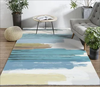 

Nordic Style Washable Carpet Rug For Living Room Modern Printing Geometric Floor Rug Carpet For Parlor Mat Bedroom Washroom