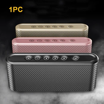 

Subwoofer Bass Touch Control Bluetooth Speaker Mini HIFI Power Bank Music Stereo Wireless Loud Portable Home Support TF Card