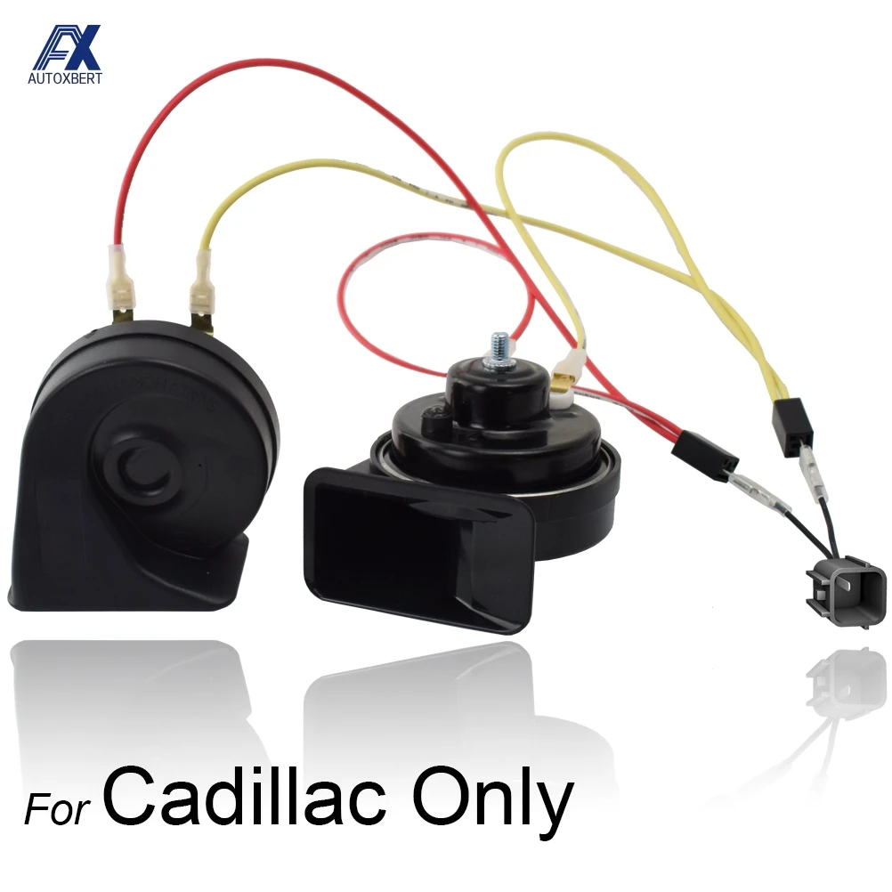 カタツムリホーンキャデラックエスカレードsrx Cts Ats Xts 12v 110 125db大声防水車のホーン410 510 60hzのハイ低トーン自動ホーン マルチトーン クラクション ホーン Aliexpress