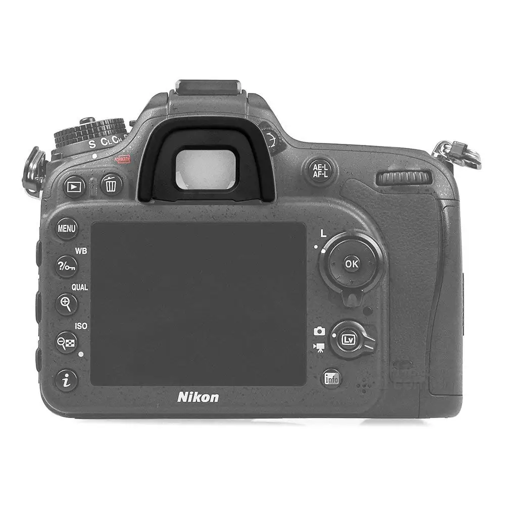 DK-23 아이피스 뷰파인더 아이컵 호환 Nikon D7100 D7200 D300 D300s DK23 Nikon DSLR 카메라용 아이컵 커버 깜박임