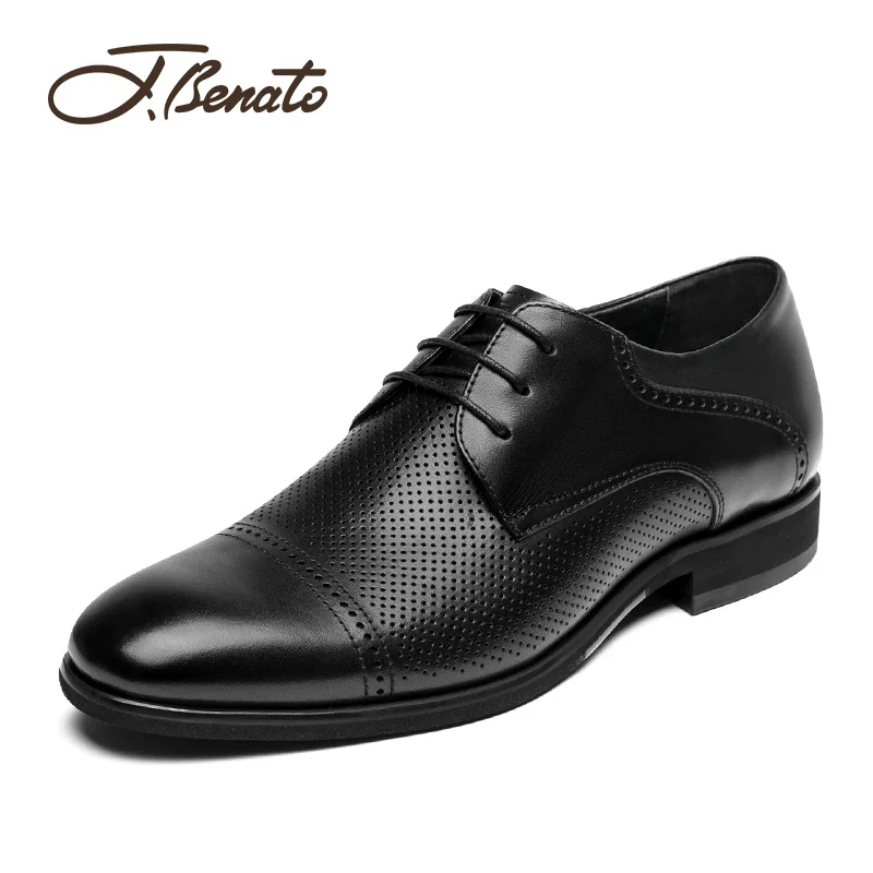 J.benato 2020 spring and summer new men's business formal shoes leather ...