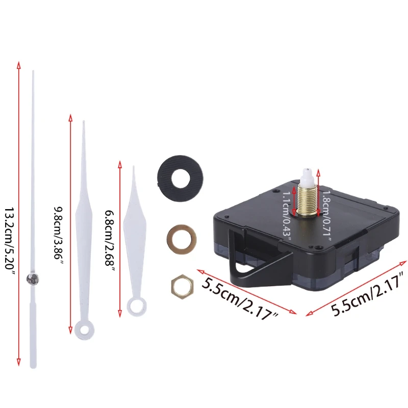 Quartz Wall Clock Motor Movement Mechanisms Battery Powered Diy Repair