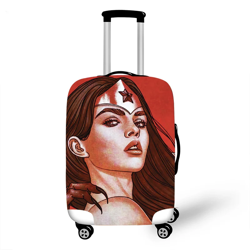 Эластичный Защитный чехол для багажа, защитный чехол для чемодана, чехлы на колесиках, Чехлы, 3D аксессуары для путешествий с рисунком миньонов T - Цвет: D