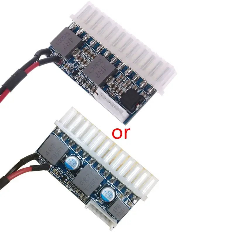 DC 12V 160W 24Pin ATX Switch PSU Car Auto Mini ITX Power Supply Module Cable