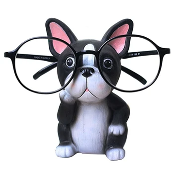 

Puppy Dog Glasses Holder Stand Eyeglass Retainers Sunglasses Display Cute Animal Design Gift (Bulldog)