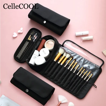 

Woman travel storage bag makeup bag multi-function makeup brush protective cover makeup tool makeup bag