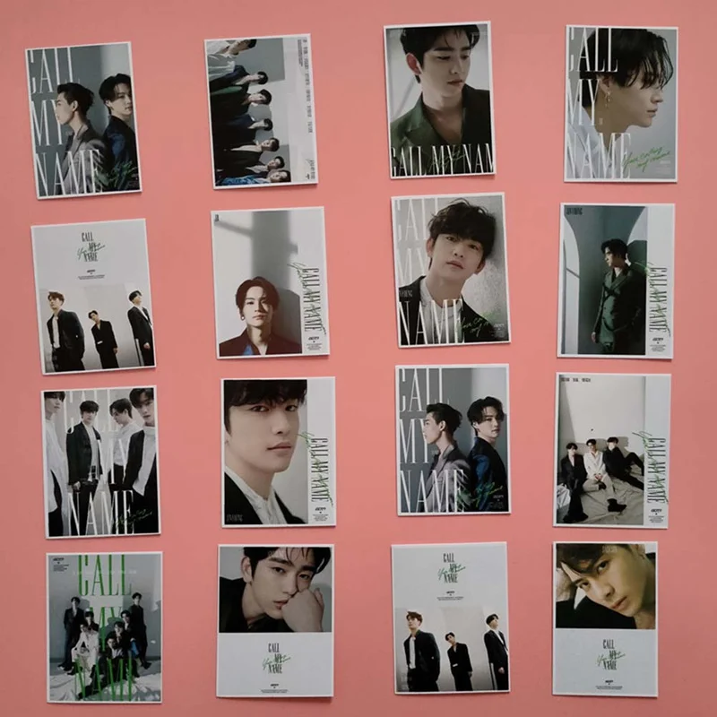 16 шт./компл. новый альбом GOT7 фотоальбом с надписью My имя вентиляторы для фотокарт
