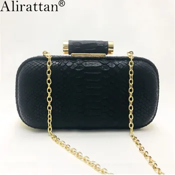 

Alirattan New Python Pattern Pouch Women Fashion Trendy Snake Shoulder Messenger Bags Travel Evening Clutch Bag ins H389