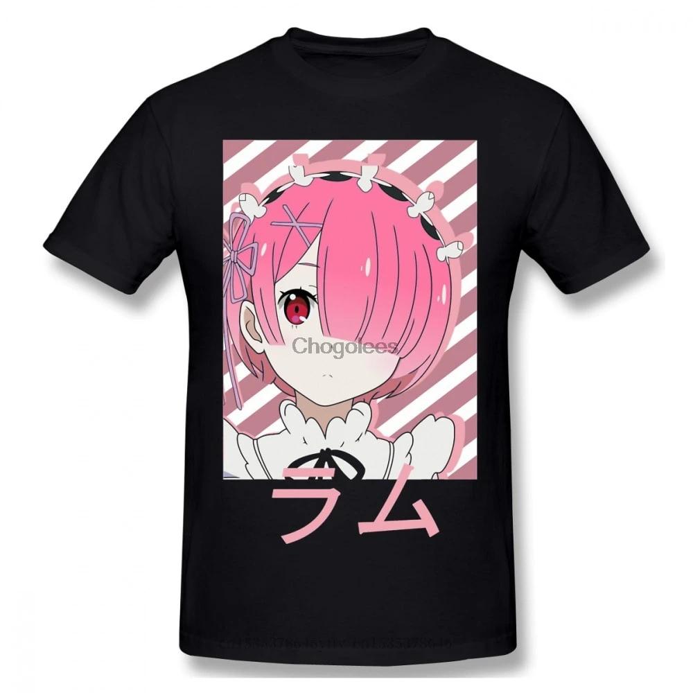 Забавная Мужская футболка с надписью Re Zero Start Life in other World | одежда