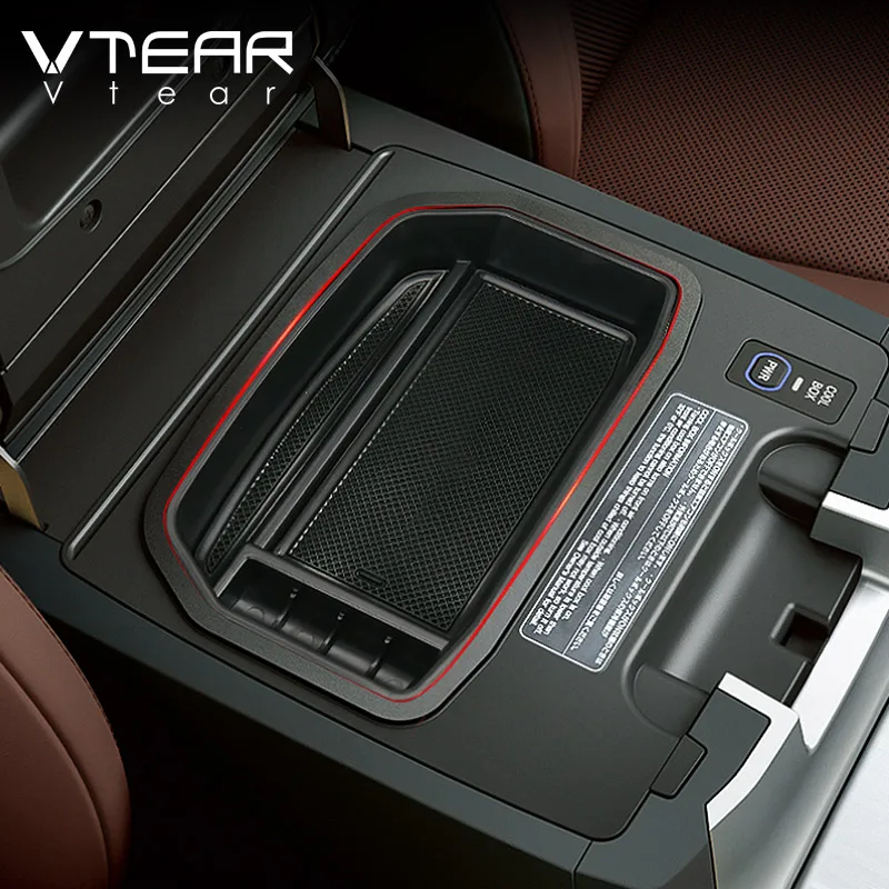 Vtear для Toyota Land Cruiser Prado 120 150 FJ120 KDJ коробка хранения внутренний подлокотник