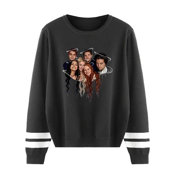 

Fashion Suitable Autumn Sweaters Riverdale Hip Hop O-Neck Spring Pullovers Men Women Sweaters Male Female black Comfortable Tops