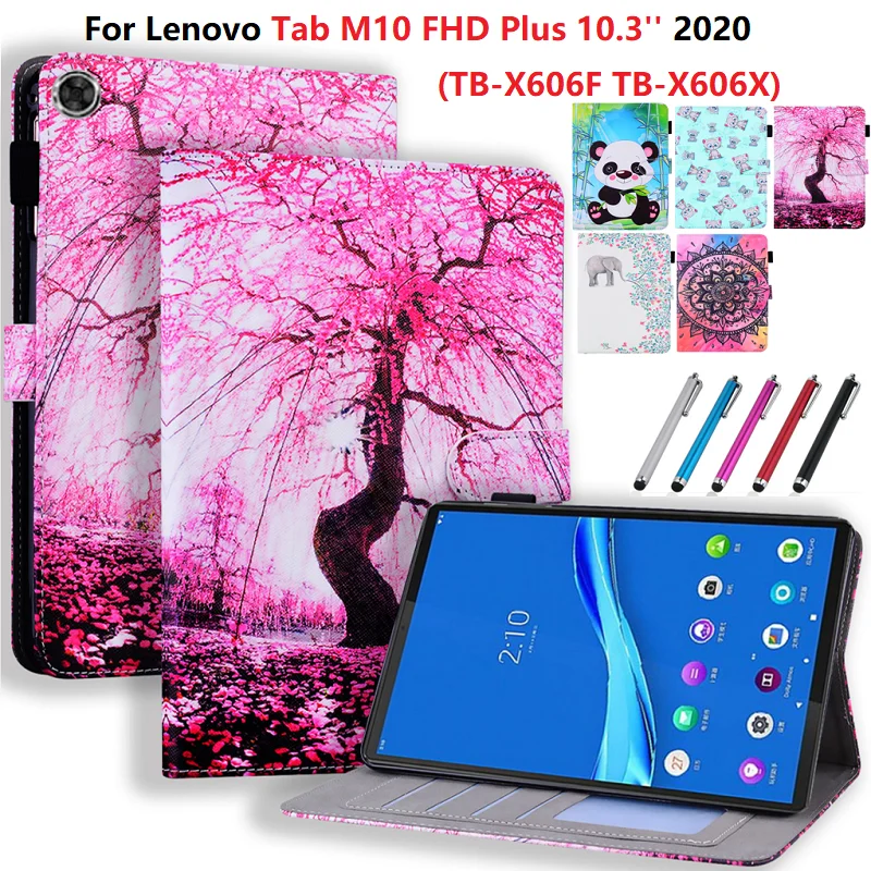 Чехол для Lenovo Tab M10 M 10 FHD Plus TB X606X X606F 3 дюймов планшет TPU чехол Подарок|Чехлы