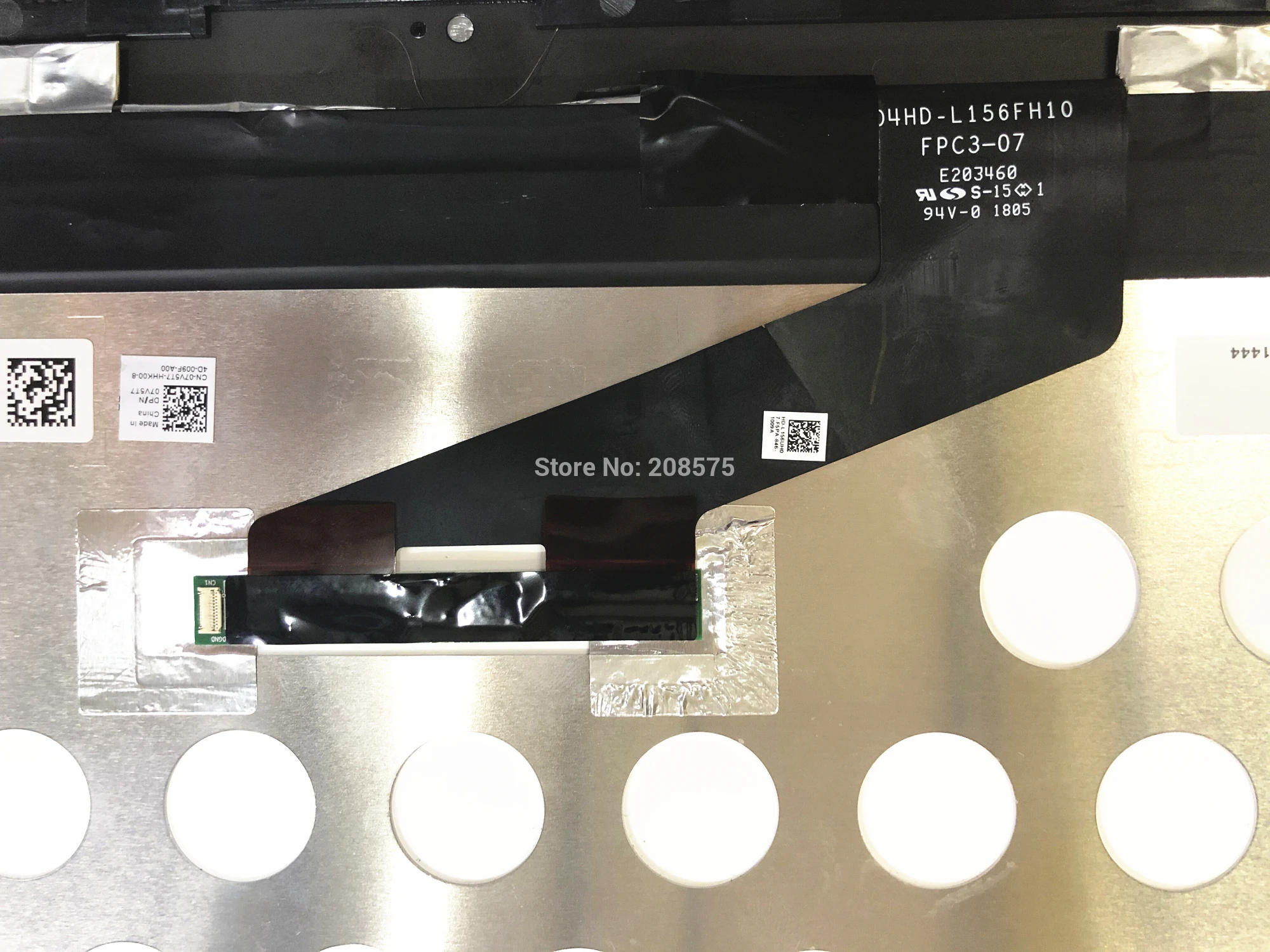 US $158.00 156 4K LCD Screen Touch Digitizer Assembly LQ156D1JX41 for Dell XPS 9570 04HDL156FH10 FPC307 38402160