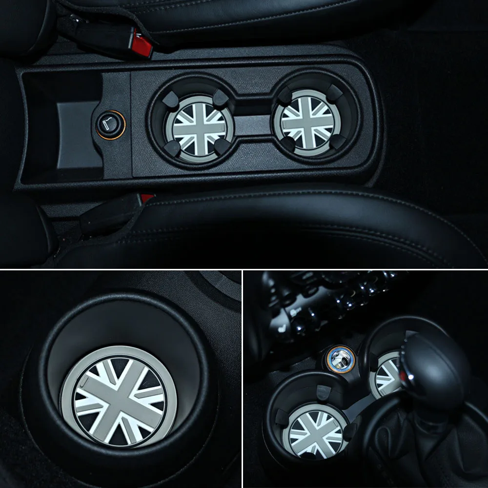 Per Bmw Mini Countryman R60 Wrc John Cooper Works Smc Antiscivolo Mat Cup Holder Mat Antiurto Gel Di Silice Pad