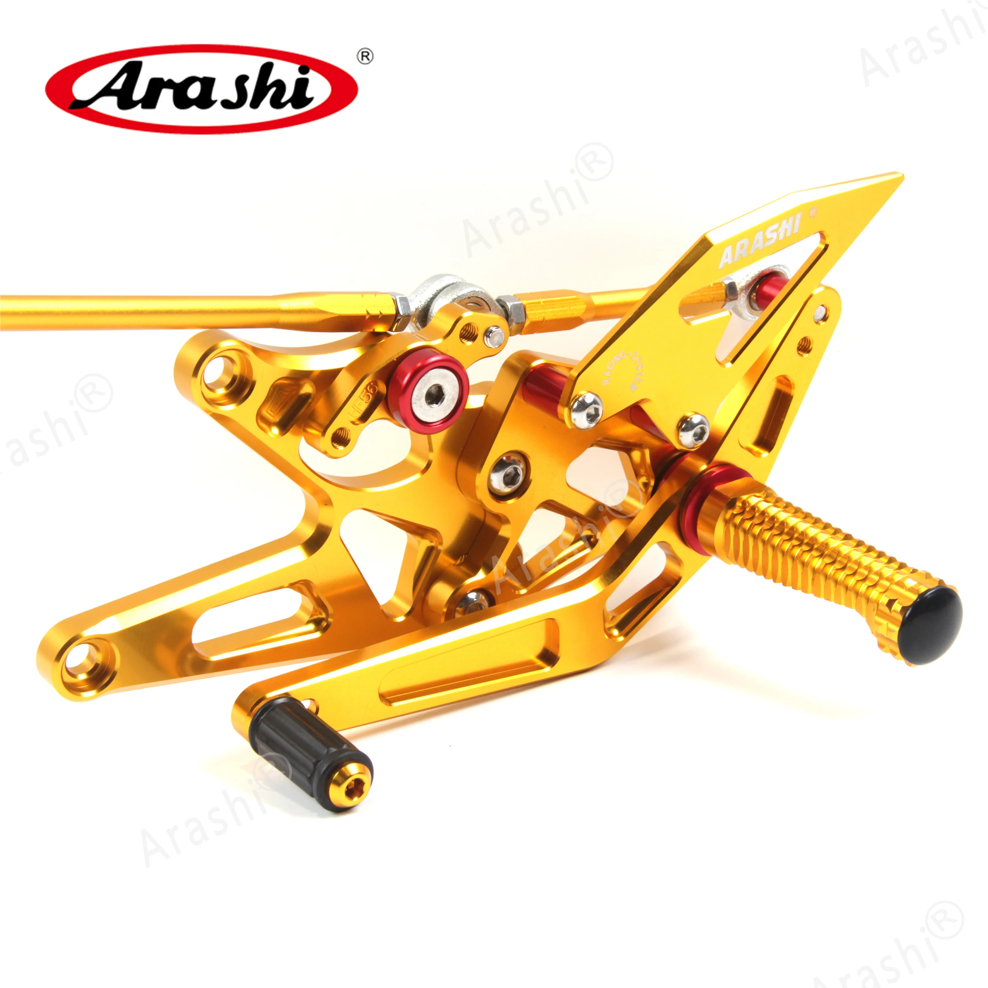 Араши для YAMAHA YZF R1 2004-2005 ЧПУ Регулируемая подножка подножки мотоциклист Rearset подножки YZF-R1 2004 2005 2006