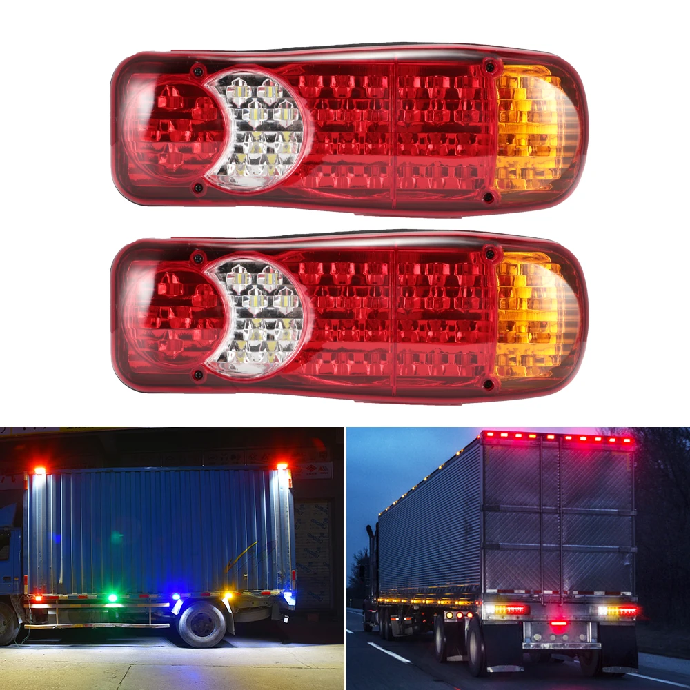2 個 46 Led テールライトセット 12v テールライトランプトレーラートラックトラクター Pkw 赤黄白シャーシとキャラバン キャンピングカー Car Light Assembly Aliexpress 2 個 46 Led テールライトセット 12v テールライトランプトレーラートラックトラクター Pkw 赤黄白シャーシとキャラバン キャンピングカー Car Light Assembly Aliexpress