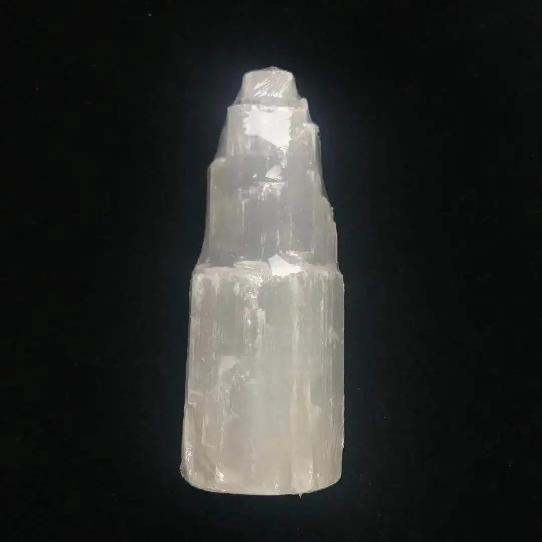 10 см натуральный кварцевый кристалл селенит башня Рейки Исцеление драгоценный камень минеральный образец коллекция для украшения дома ZJJ