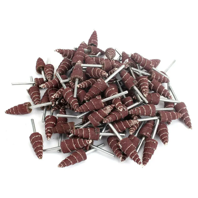 

Top Selling 50 PCS Polishing Wheel 80 120 240 320 Grit Plastic Emery Cloth Metal Suitable For Grinding And Polishing
