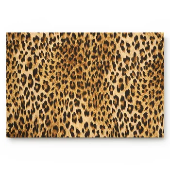 

Wild Animal Leopard Pattern Non-slip Doormat Bathroom Accessories Set Floor Carpet Home Decor