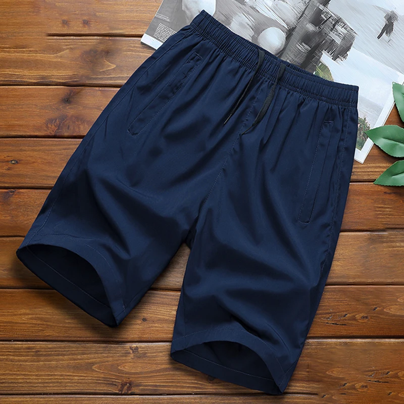 Мужские шорты летние повседневные шорты тонкие Негабаритные Эластичные Спортивные Повседневные свободные модные быстросохнущие шорты