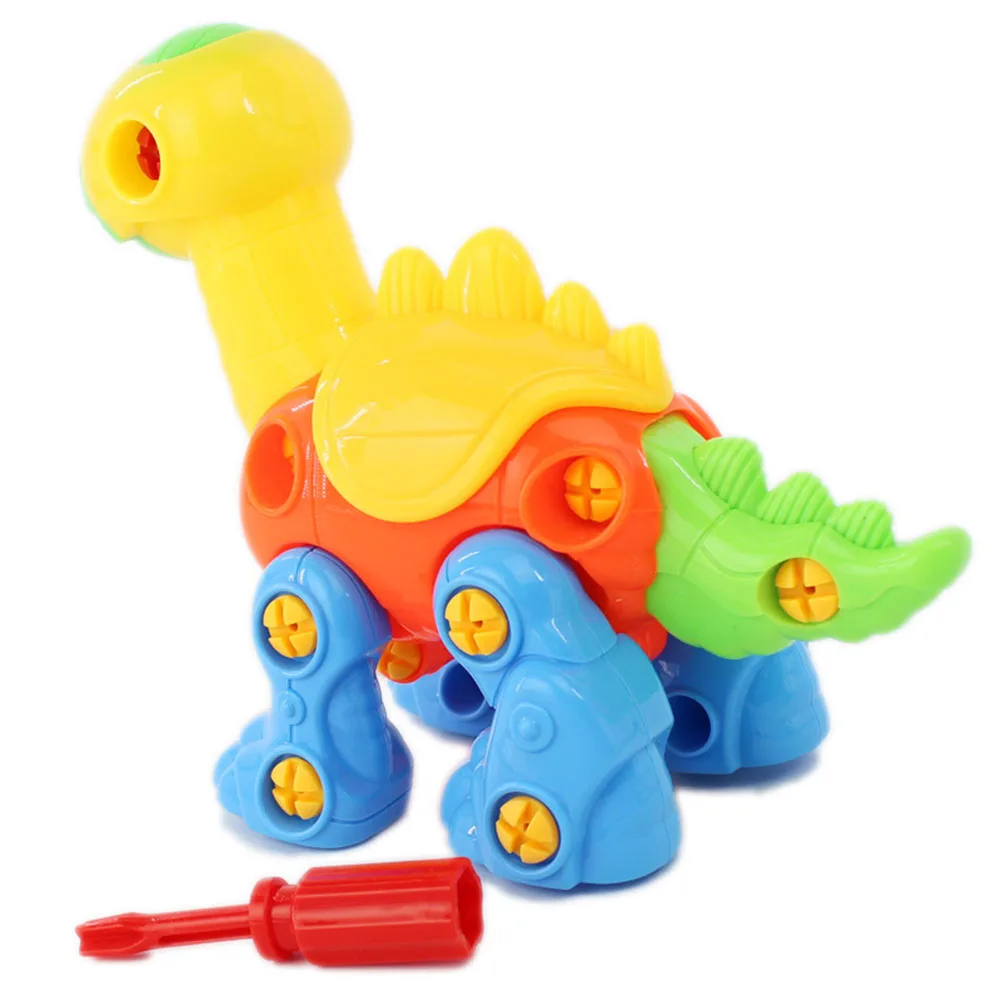 Тираннозавр Стегозавр большая игрушка динозавр строительство Сборка блоков детские развивающие игрушки развивают детей руки-на