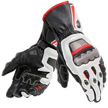 Новые 4 цвета натуральная кожа Dain полностью металлические 6 мотоциклетные перчатки гоночные длинные перчатки для вождения мотоцикла воловья кожа перчатки