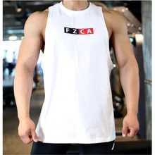 Мышцы Фитнес братьев, летняя спортивная одежда для детей Фитнес без рукавов жилет Фитнес Услуги упражнения Слим Фит мужская майка с коротким рукавом