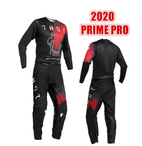 

2020 PRIME PRO Motocross Gear Set With Internal Compression Short ATV BMX Moto Jersey Set ATV Pak Motor Clothing MX combo