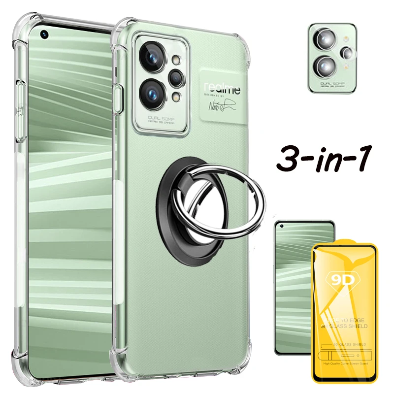 Fundas Realme Gt 2 Pro 5G, Anello Custodia Realmi Gt Neo 3T 3 2 T 2T Neo2 Master Neo2T Gt 2 Arco Vetro Realme Gt2 Pro Gt2 Cover Realme Gt Neo 5