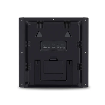 

Digital Display Multifunctional Large Screen Clock Temperature Humidity Meter LCD Screen Multifunction Electronic Desk Clock New