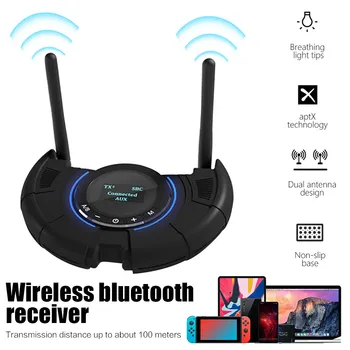 

Bluetooth 5.0 Wireless Audio Receiver Adapter Bluetooth Transmitter Receiver LED Display Adapters For NS Switch