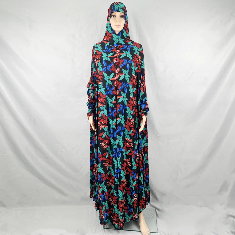 

Модное исламское длинное платье Ближнего Востока, молитвенная одежда, Женский гиджаб Niqab, комплект мусульманской Абайи химара, Рамадан, Дубайский халат, марокканский