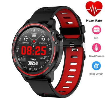 

2020 New L8 Smart Watch Men ECG + PPG IP68 Waterproof Blood Pressure Heart Rate Fitness Tracker sports Smartwatch PK K7 L7 L9