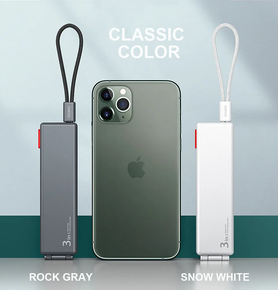 3 in 1 USB Cable Type C Micro Fast Charging