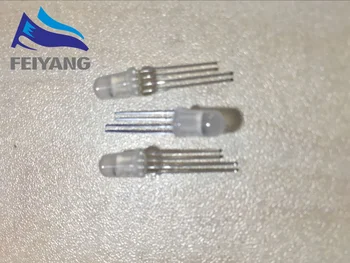 

20pcs APA106 F5 5mm RGB LED Chips Integrated RGB LEDs (like WS2812B) APA106 round hat Full color LEDs