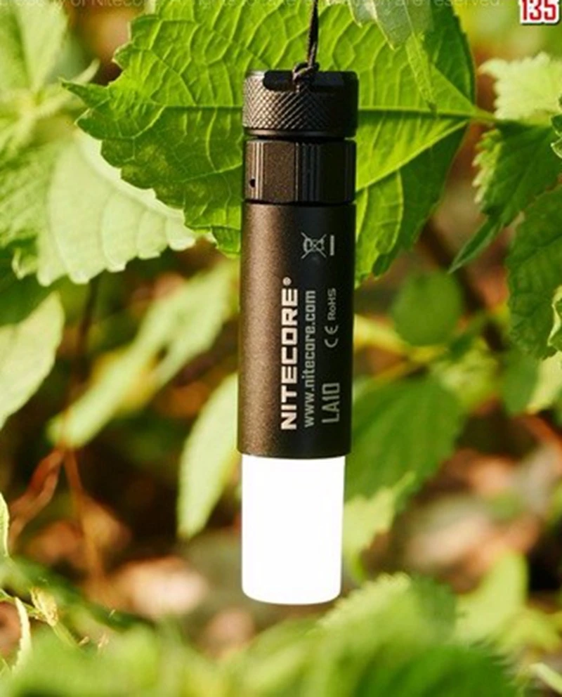 Светодиодный фонарик Nitecore LA10 135 люмен мини Nichia XP G2 S3 1 Аккумулятор AA для кемпинга