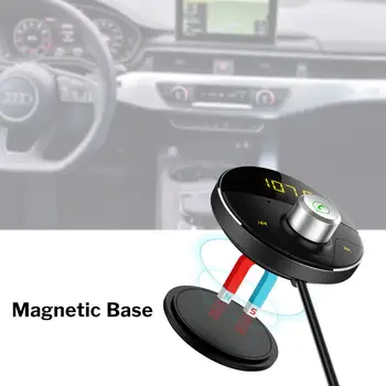 

3.5mm Jack Carkit Wireless FM Transmitter Bluetooth Handsfree Car Kit Receiver Auto Hands Free Adapter for Cars