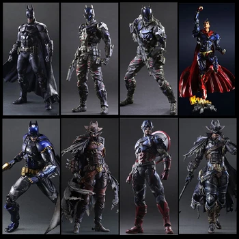 

Movie Avengers Play Art Kai Action Figures Captain American Siperman Ironman Batman Black Widow X-men The Flash Figures Toy Doll
