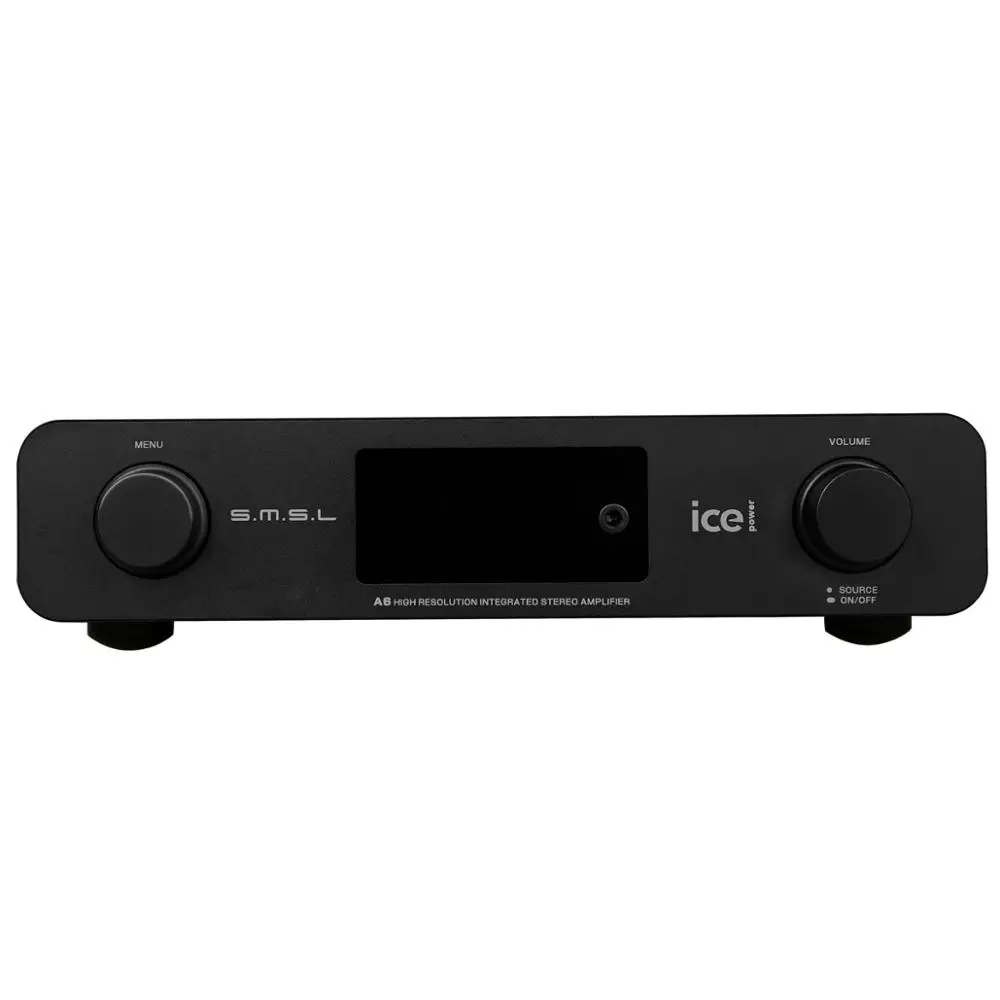 SMSL A6 ICEpower 50 Вт* 2 AK4452 CM6632A NJW1194A DSD512 HiFi аудио XMOS USB DAC цифровой усилитель
