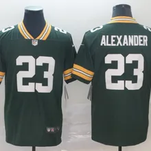 А+++ качество Green Bay# Packers Мужская футболка для взрослых Джейр Александер 23 Грин Бэй