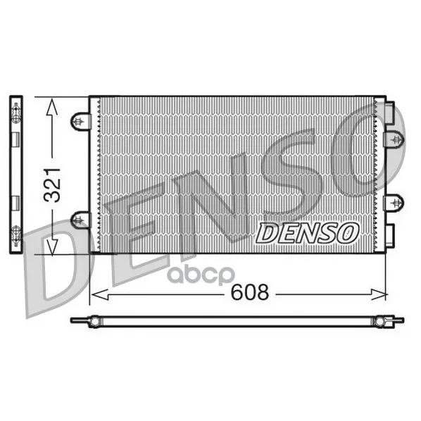 Конденсатор, Кондиционер Denso арт. DCN09104