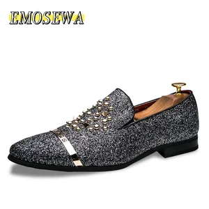mens rhinestone dress shoes