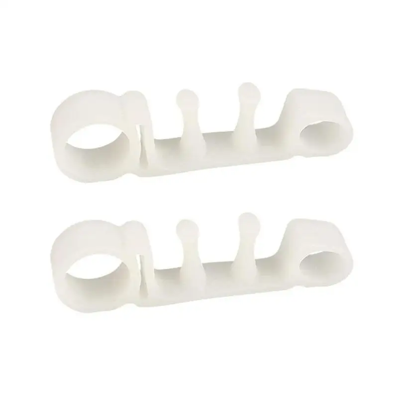 1 Pair Toe Separators Elastic Corrector Straighteners Toe Spacers Relief to Hallux Valgus Foot Care Tools