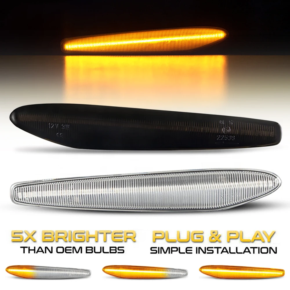 

Светодиодные динамические боковые габаритные огни, 2 шт., указатели поворота со стрелками, лампы для Alfa Romeo 159 Sportwagon Boera Spider Тип 939 2005-2012